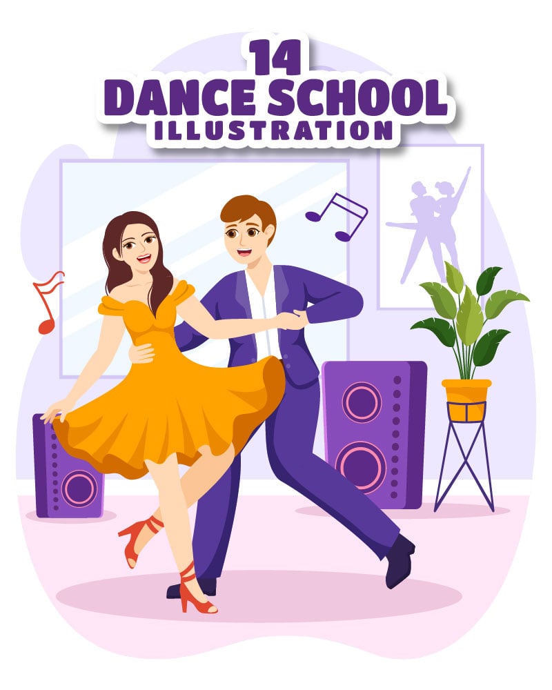 Kit Graphique #325794 Dance School Divers Modles Web - Logo template Preview