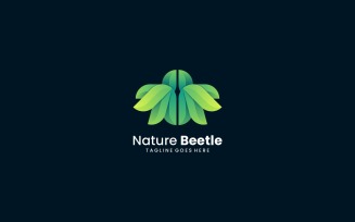 Nature Beetle Gradient Logo
