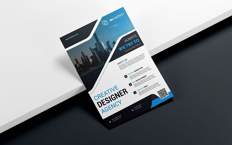 NH Agency Business Flyer Template Corporate Identity