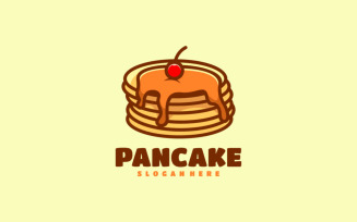 Pancake Simple Mascot Logo