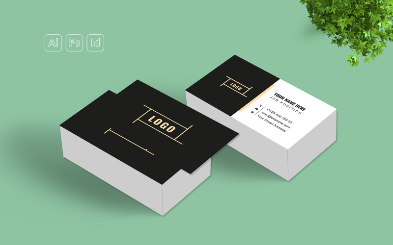 Simple Business Card Design Corporate Identity