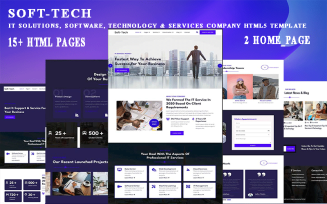soft-tech - IT Solutions, Software, Technology & Services Company HTML5 Template
