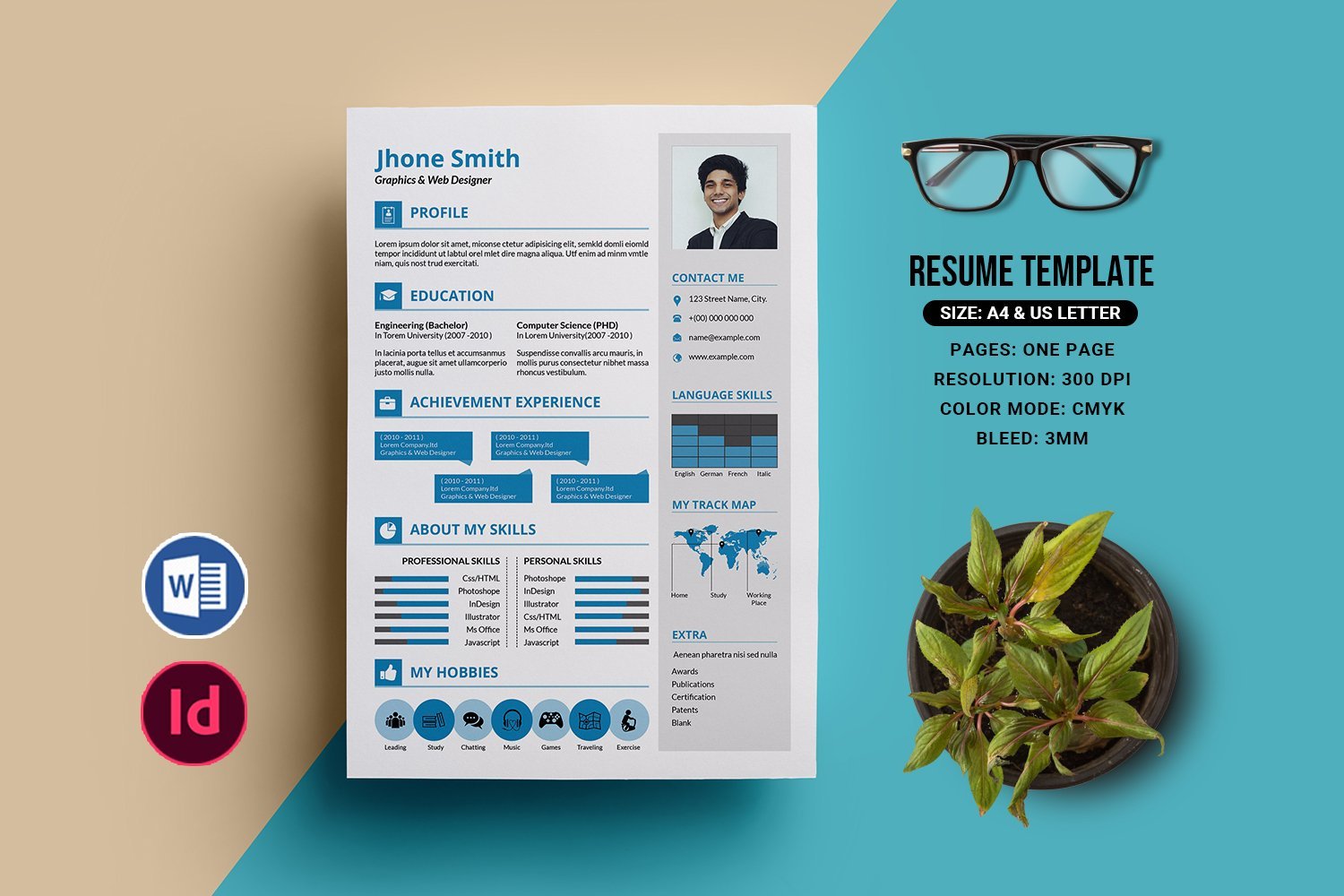 Kit Graphique #325899 Clean Resume Divers Modles Web - Logo template Preview