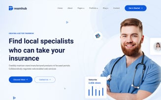 DreamHub Medical and Doctor Clinic HTML5 Template.