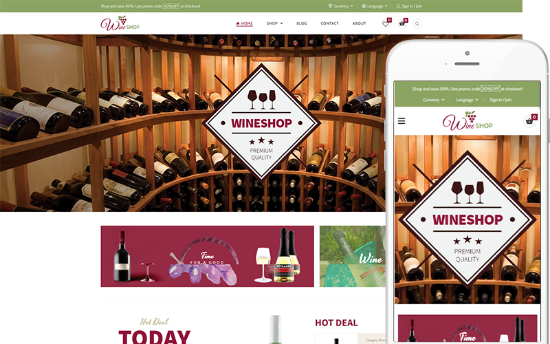 Wine Shop - Wine, Winery and Vineyard Theme WooCommerce Theme