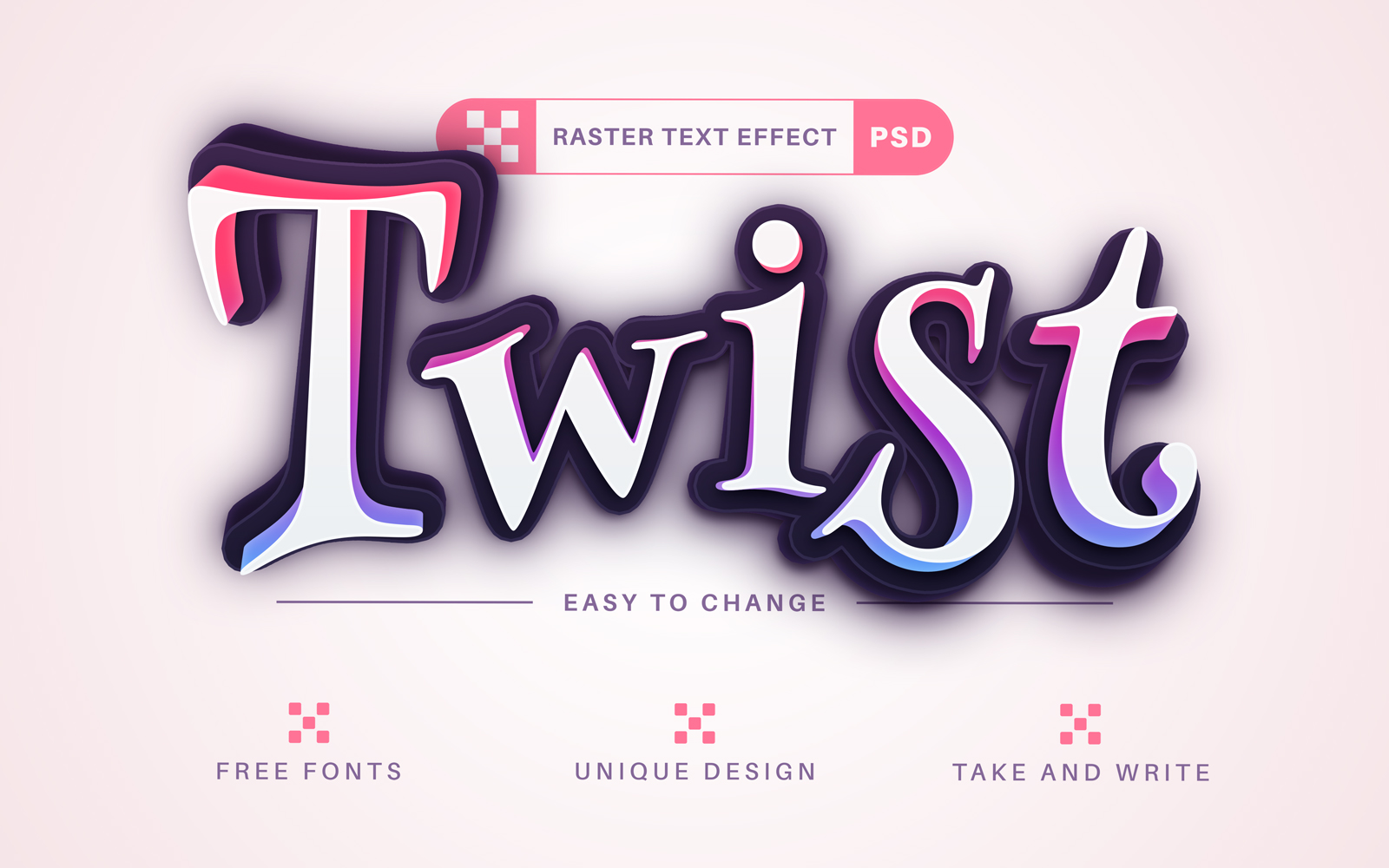 Template #325919 Text Effect Webdesign Template - Logo template Preview