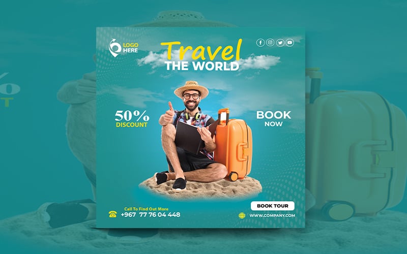 Flyer Template - Travel Agency - Travel Guide - Other Corporate Identity