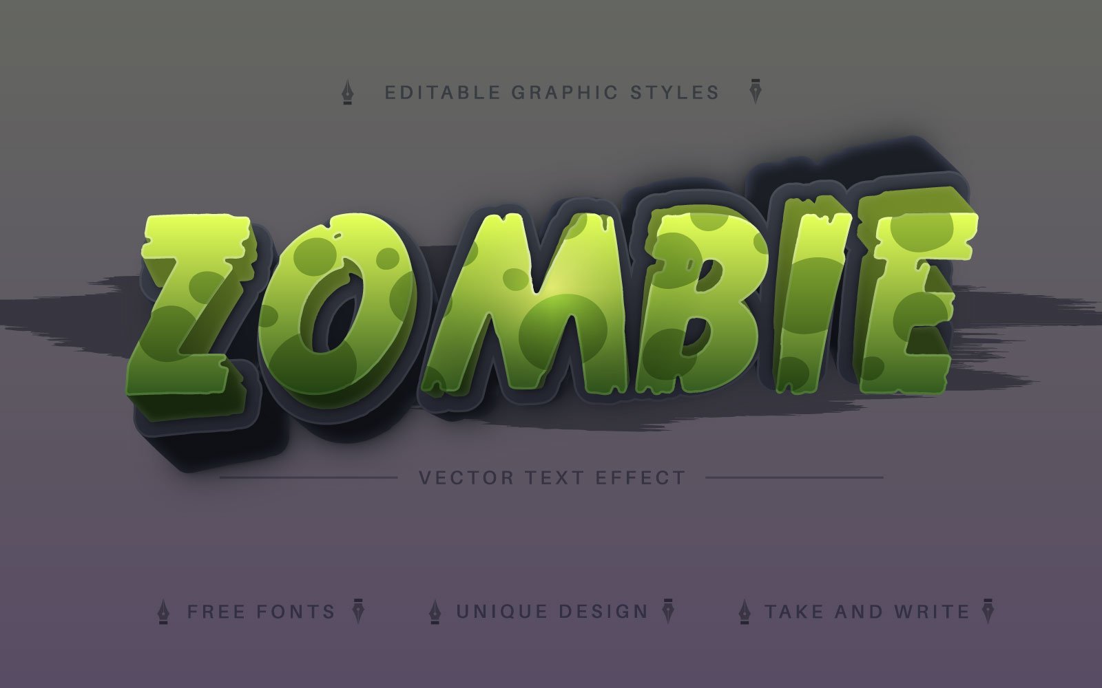 Template #326025 Effect Font Webdesign Template - Logo template Preview