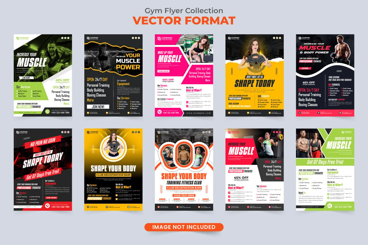 Template #326064 Poster Gym Webdesign Template - Logo template Preview