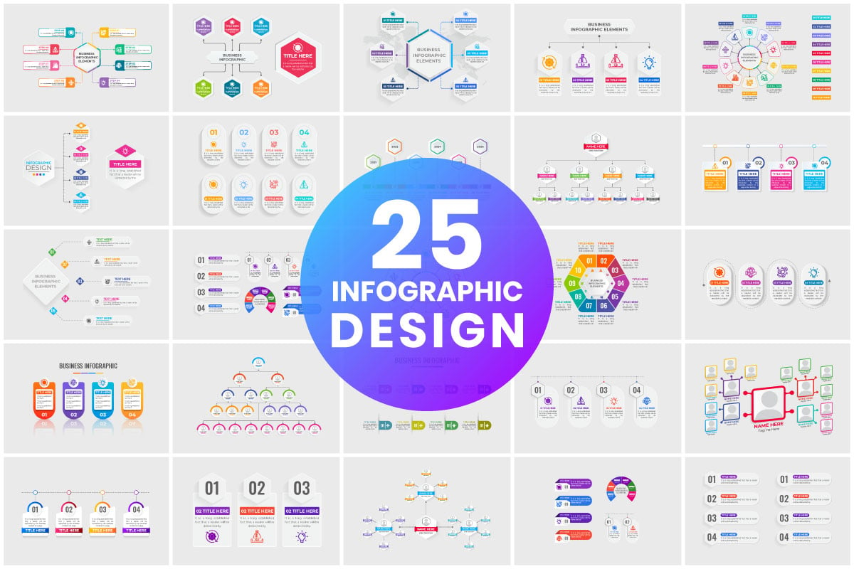 Kit Graphique #326072 Infochart Illustration Divers Modles Web - Logo template Preview