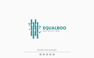 Bamboo Silhouette Logo Style