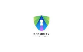 Security Gradient Colorful Logo