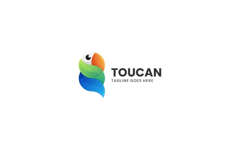 Toucan Gradient Colorful Logo Vol.6 Logo Template