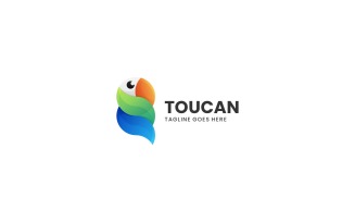 Toucan Gradient Colorful Logo Vol.6