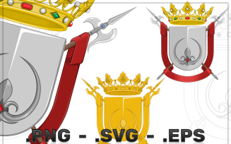 Vector Design Of Medieval Coat Of Arms