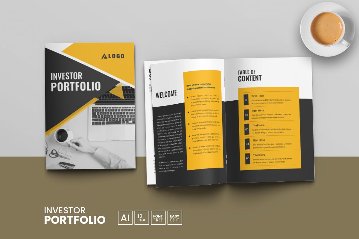 Kit Graphique #326144 Investor Portfolio Divers Modles Web - Logo template Preview