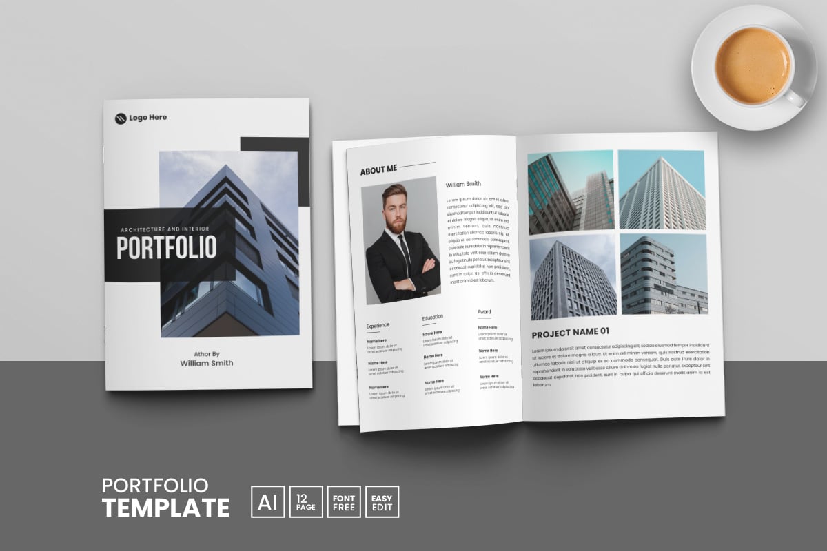 Kit Graphique #326149 Architecture Portfolio Divers Modles Web - Logo template Preview