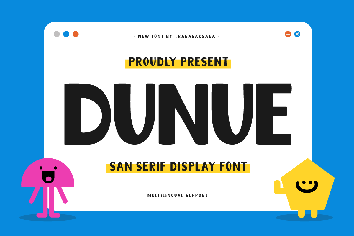 Dunue - San Serif Display Font