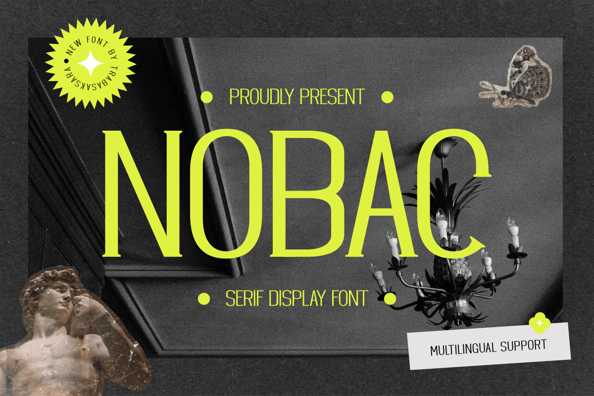 Nobac - Classic Serif Display Font