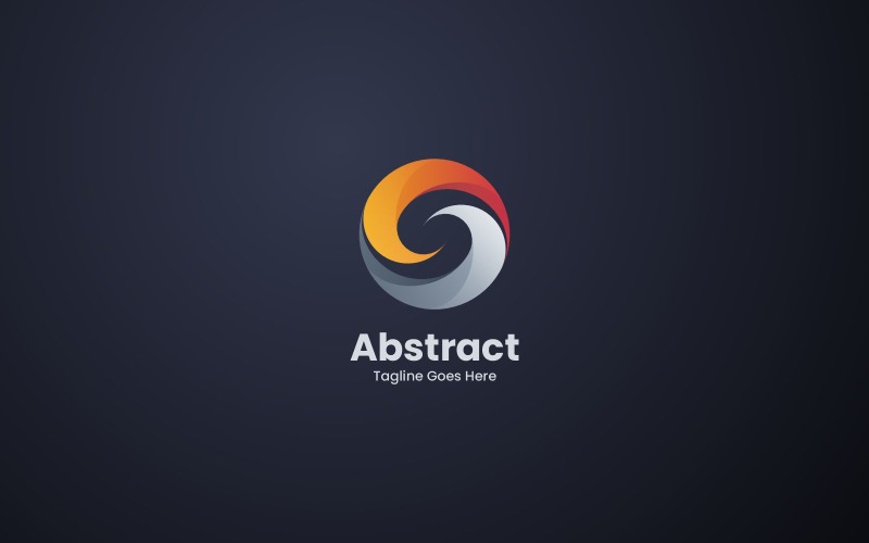 Abstract Gradient Logo Template 6