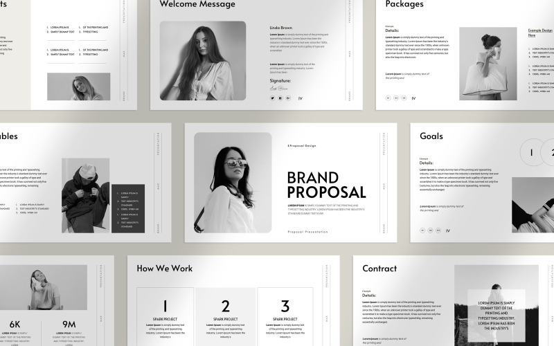 Corporate Brand Proposal Presentation PowerPoint Template
