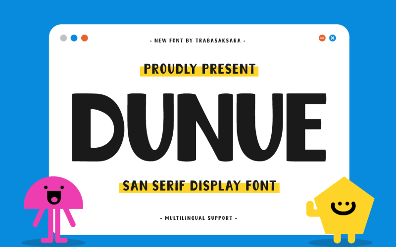 Dunue - San Serif Display Font
