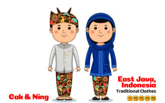 East Java Indonesia Traditional Cloth