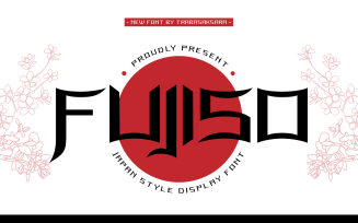 Fujiso - Japan Style Display Font