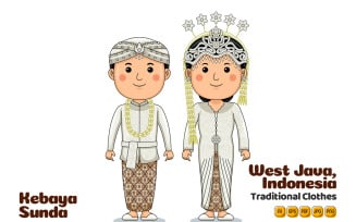 Kebaya Sunda Indonesia Traditional Cloth