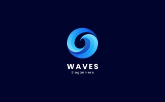 Wave Gradient Logo Style 1