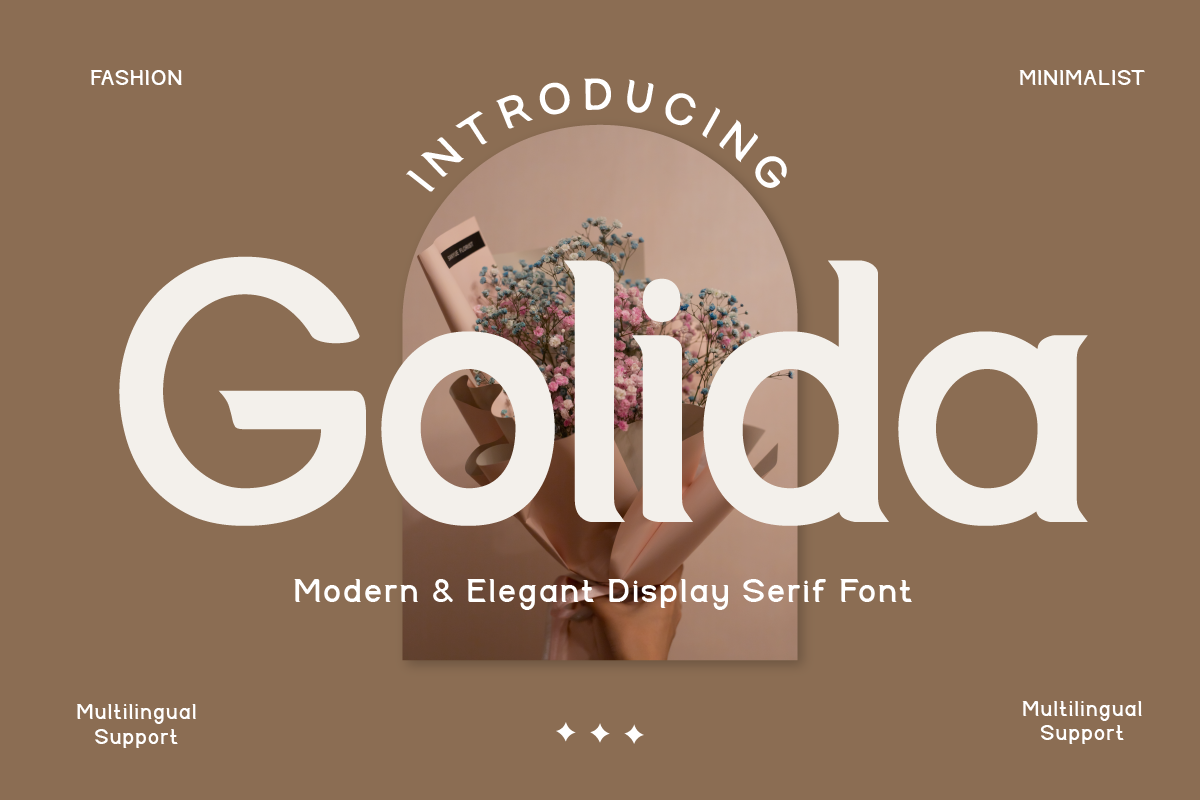 Golida - Modern & Elegant Display Serif Font