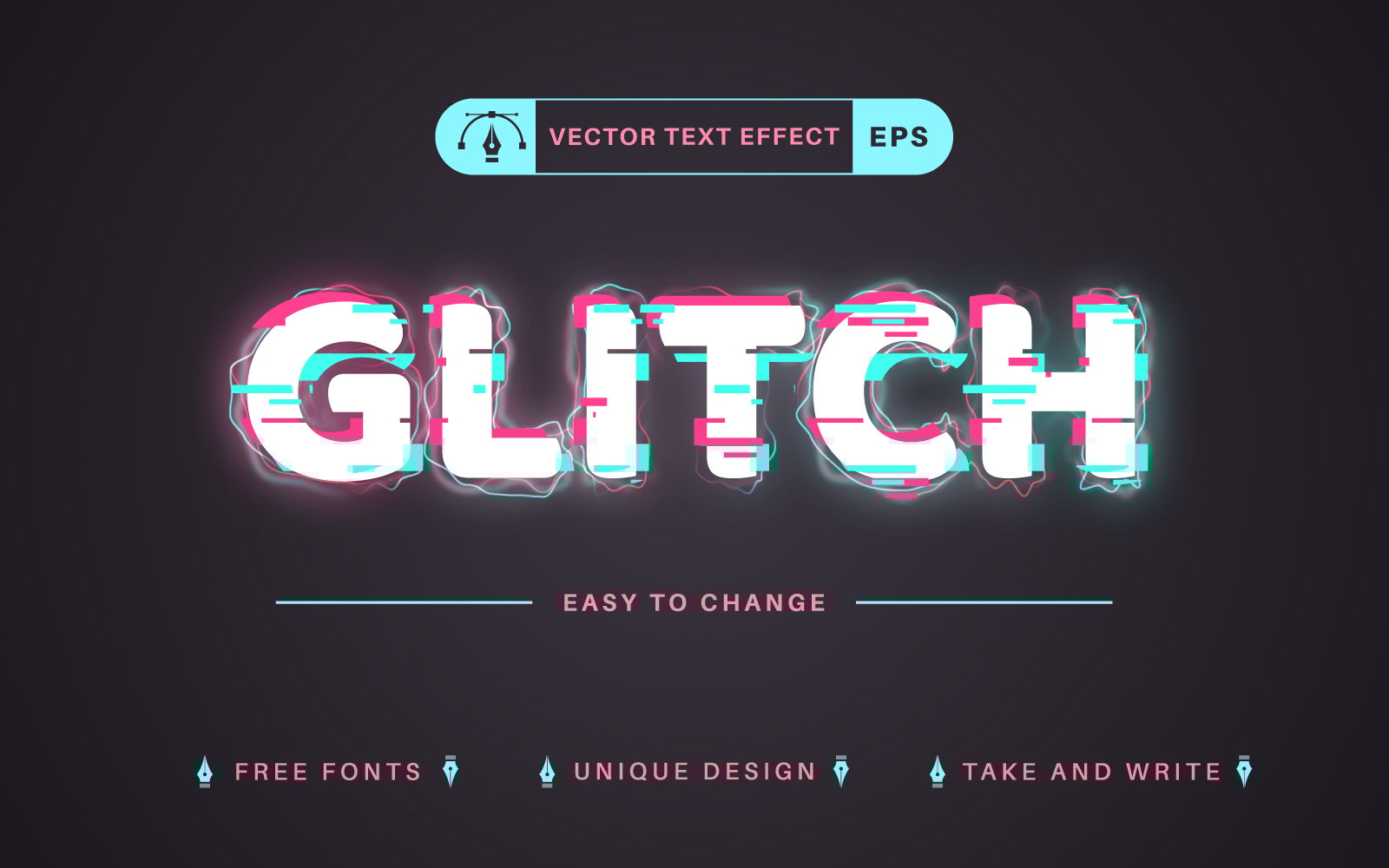 Template #326294 Effect Font Webdesign Template - Logo template Preview