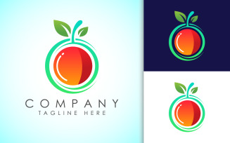 Abstract apple logo sign symbol2