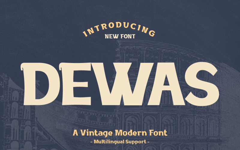 Dewas - San Serif Display Font