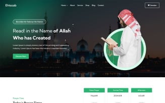Ehtesab - Islamic Centre and Mosque HTML Template