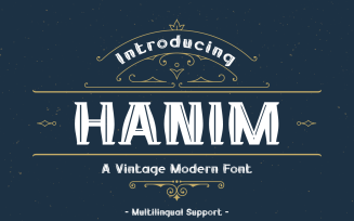 Hanim - Vintage Modern Font