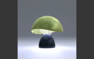 Mushroom Lamp made of plastic