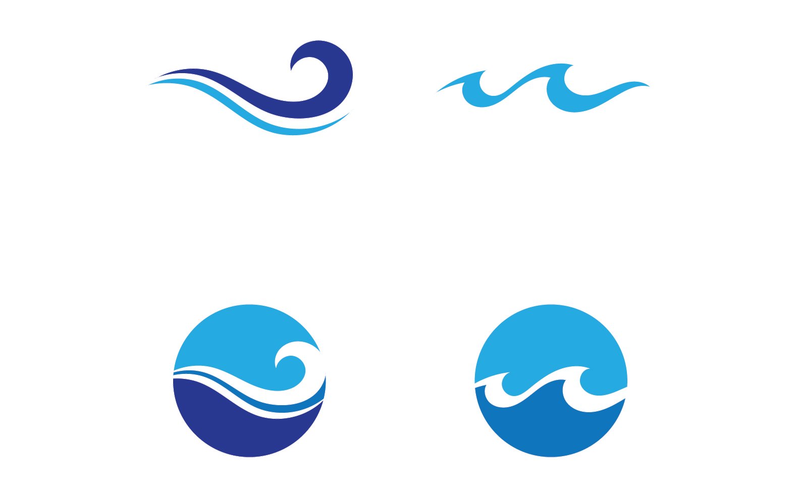 Kit Graphique #326368 Beach Bleu Divers Modles Web - Logo template Preview