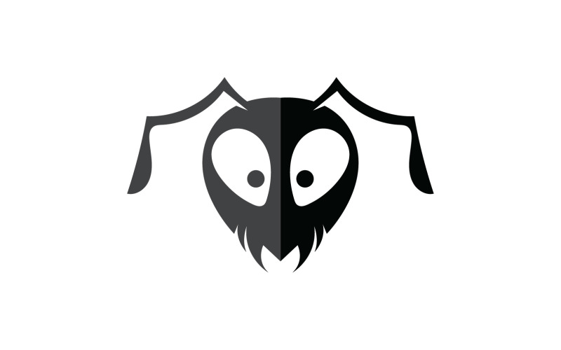 Ant head animals logo vector v3 Logo Template