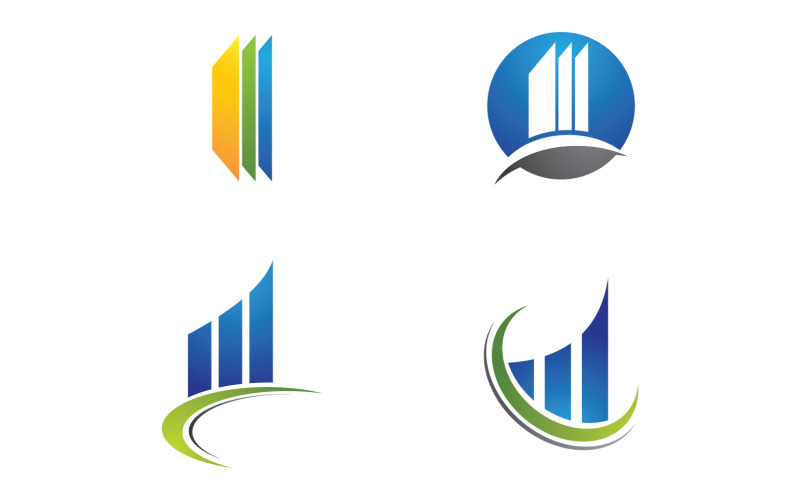 Graphic Business finance logo vector design v25 Logo Template