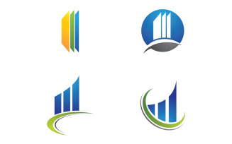 Graphic Business finance logo vector design v25