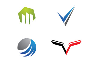 Graphic Business finance logo vector design v28