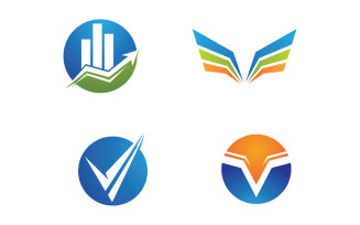 Graphic Business finance logo vector design v29