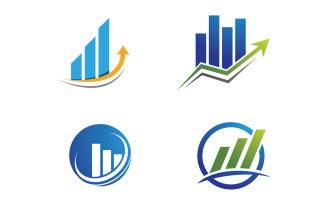 Graphic Business finance logo vector design v30