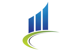Graphic Business finance logo vector design v9