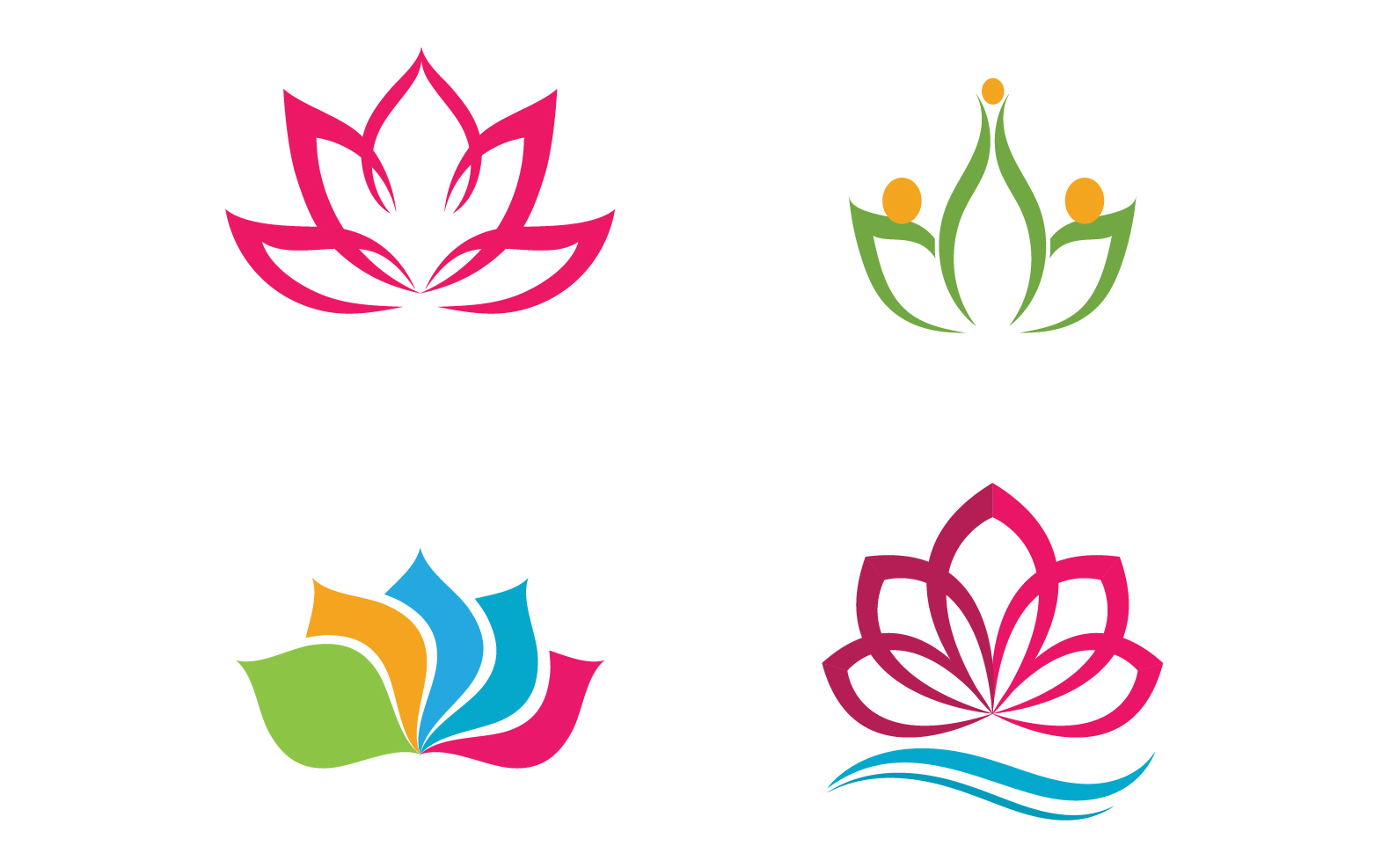 Kit Graphique #326562 Symbol Yoga Divers Modles Web - Logo template Preview