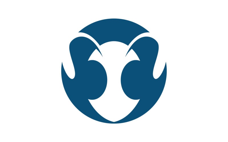 Ant head animals logo vector v15 Logo Template