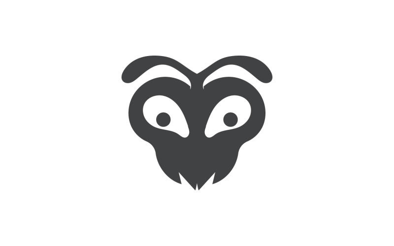 Ant head animals logo vector v27 Logo Template