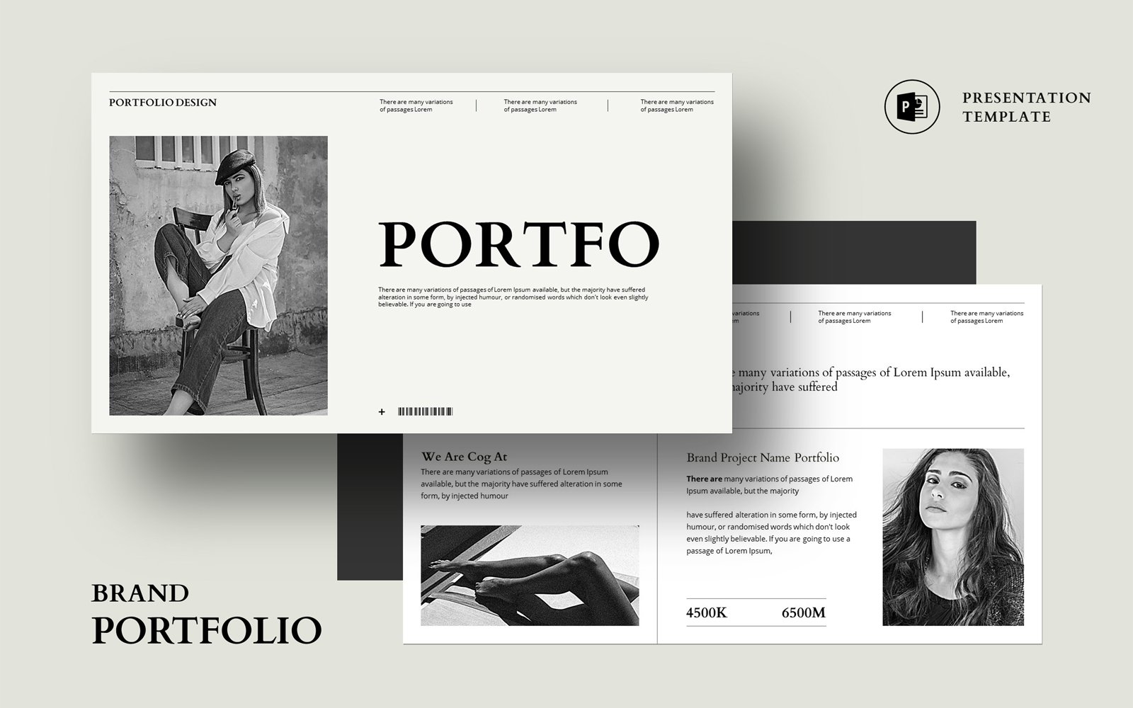 Kit Graphique #326694 Portfolio Presentation Divers Modles Web - Logo template Preview