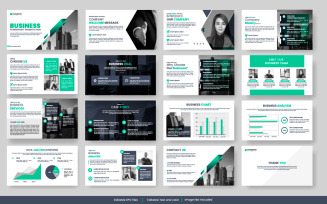Annual report business powerpoint presentation slide template and business proposal concept